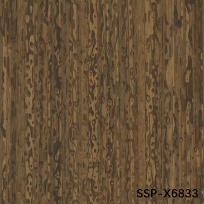 ควัน Sapele Pommele วิศวกรรม Oak Veneer ความหนา 0.18-0.6mm สําหรับแผ่นผนัง