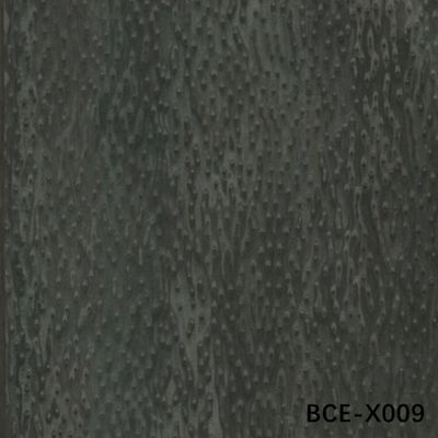 สูงสุด Fancy Wood Veneer Of Cat's Eye Veneer สีสันแหวนเมล็ดตัดตัดสําหรับรถยนต์ภายใน 0.15-0.55 มม X019/X619/X009/X809/X209/X609/X219