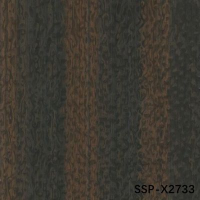 ไม้แผ่นวีเนียร์จำลองลายไม้ Sapele Pommele หนา 0.45 มม. สำหรับเครื่องดนตรี ภายในรถยนต์ X0933/X4233/X2733/X6833/X2543/X4543/X4643