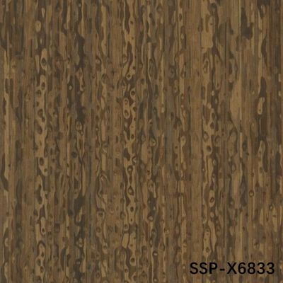 ไม้แผ่นวีเนียร์จำลองลายไม้ Sapele Pommele หนา 0.45 มม. สำหรับเครื่องดนตรี ภายในรถยนต์ X0933/X4233/X2733/X6833/X2543/X4543/X4643