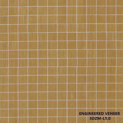 ผู้จัดจําหน่าย 3D Engineered Veneer - Custom Eco-friendly Knot-free Wood Veneer สําหรับเฟอร์นิเจอร์ 3DZM-L10
