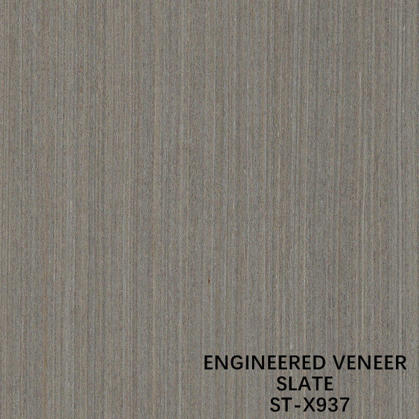 ตู้แฟนซี Recomposed Slate Wood Veneer Walnut X937 Fineline Grain ยาวขนาด 3100mm จากผู้ผลิตจีน Iso