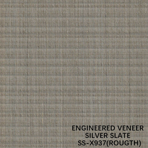 ตู้แฟนซี Recomposed Slate Wood Veneer Walnut X937 Special Straight Fineline Rough Grain จากผู้ผลิตจีน Iso