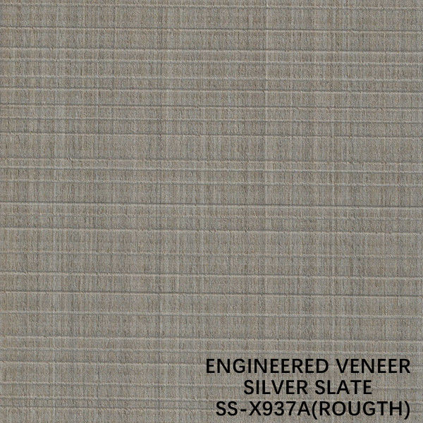 ตู้แฟนซี Recomposed Slate Wood Veneer Walnut X937A Fineline Special Rough Grain จากผู้ผลิตจีน Iso