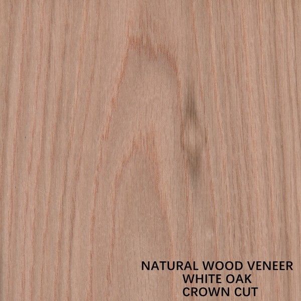ไม้วีเนียร์ไม้โอ๊คธรรมชาติอเมริกัน Flat Cut Crown Cut Grain เกรด AAA ความหนา 0.5-0.55 มม. สำหรับหน้าตู้จีน