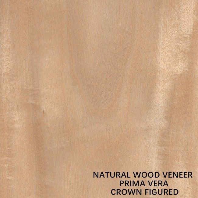 OEM Natural Primavera Wood Veneer Flat Cut Crown Cut For Panel And Furniture 0.5mm