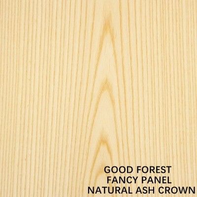 ต้องเผชิญกับไม้วีเนียร์ไม้มงกุฎเถ้าธรรมชาติ E0 / E1 ไม้อัดแฟนซี / Mdf / Chipboard โรงงานจีนความยาวที่กำหนดเอง