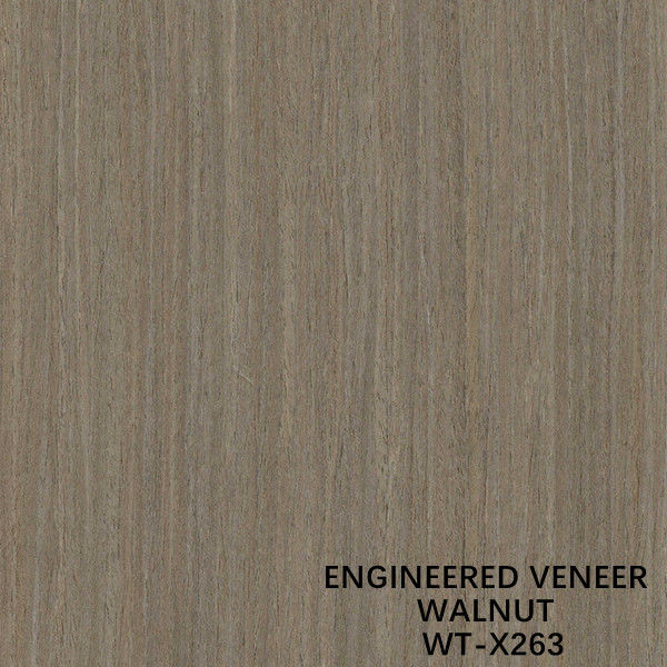 ความหนา 0.15-0.55 มม. ไม้วีเนียร์ไม้วีเนียร์ X263 Quarter Cut Fine Line Grain สำหรับประตูและ Windows