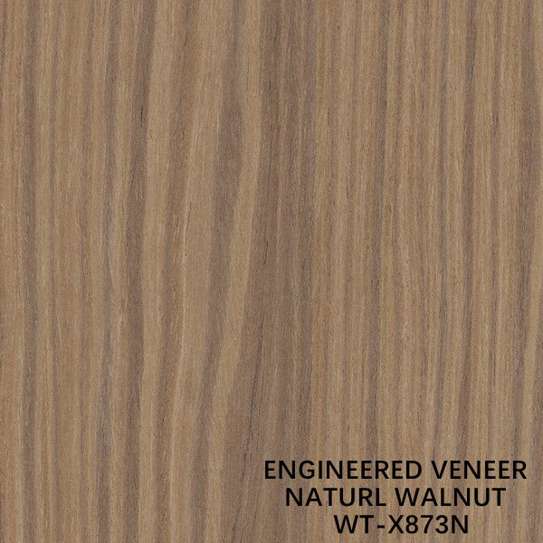 ไม้วีเนียร์ไม้เอ็นจิเนียร์ Top A Natural Walnut Quater Crown Grain 2030/2500/2800/3050mm Length