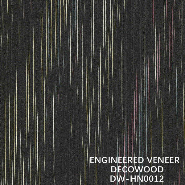 เนื้อผงไม่เรียบร้อย การออกแบบ Decowood Veneer HN0012 สําหรับตกแต่งโรงแรม 2500 * 640 มม ขนาดมาตรฐาน