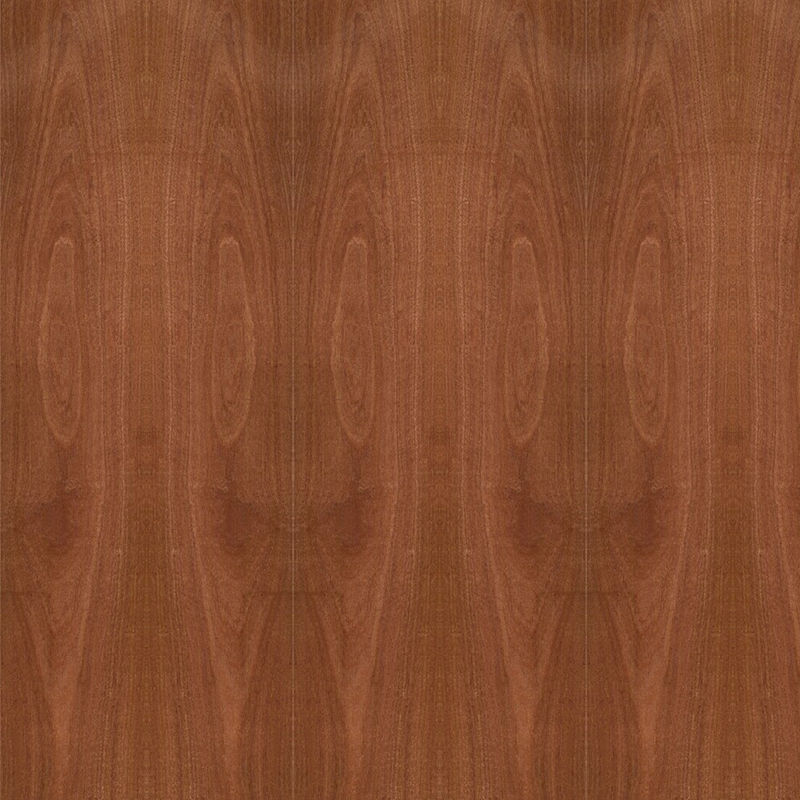 ไม้อัดแฟนซี Natural Sapele Wood Veneer Crown Grain 5/9/12/15/18/25/30 มม.