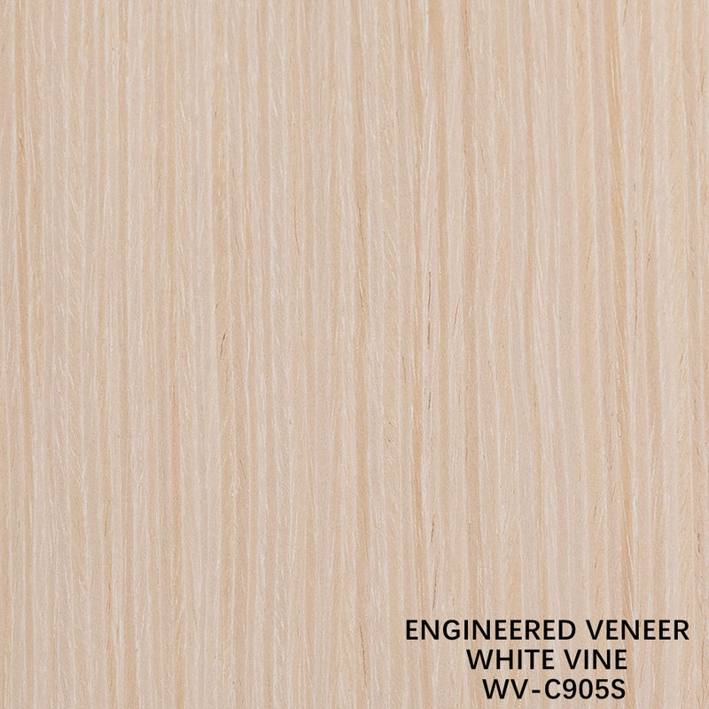ผนังไม้ประดิษฐ์ประดับใหม่ Veneer White Vine 905S 0.5mm