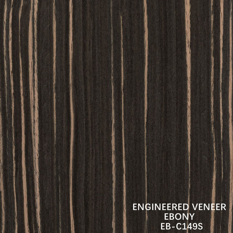 สี Ebony สายตรง แผ่นผงไม้วิศวกรรมสําหรับพลายเวย์แฟนซี 640-1220 มม ความกว้าง splicing