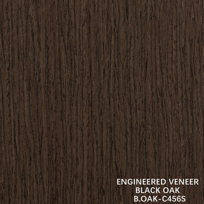 แฟนซี เอ็นจิเนียร์ ไม้ฟูเนียร์ ดํา Oak สีตรงเมล็ดตัดสไลส 1220mm B.OAK-C456S / 617S / 1180S / 1222S