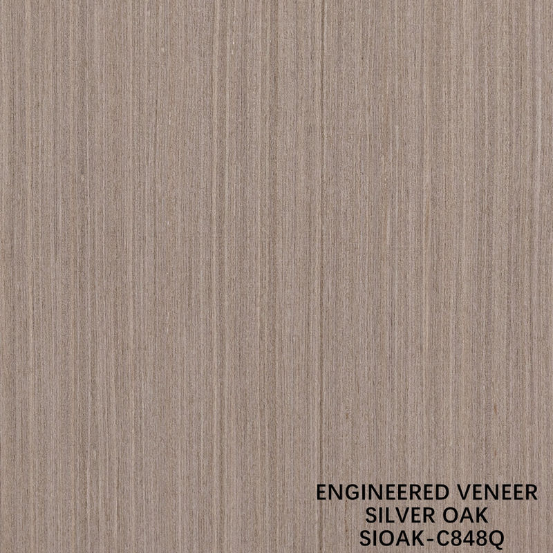 ชิ้นตัดฟันเนอร์ไม้ Oak เหรียญเงินที่ปรับปรุงความยาว 2500-3100mm สามารถปรับปรุงได้สําหรับผนัง