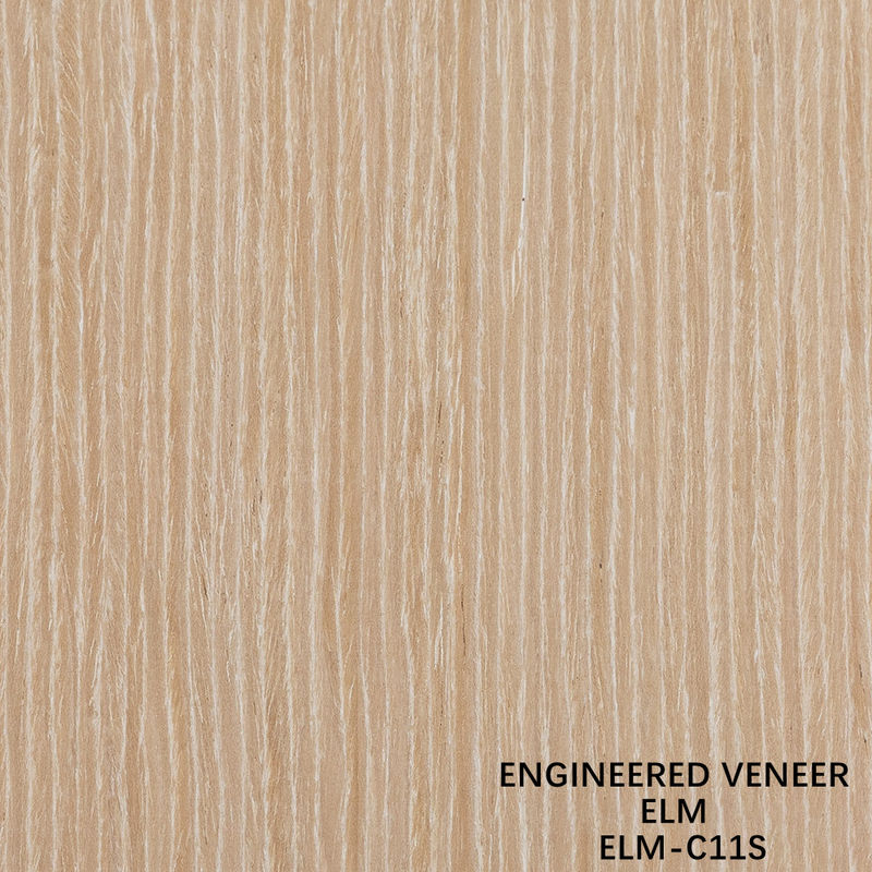 ปรับปรุง Recon Elm Wood Veneer ตัดตรงและตัดมงกุฎสําหรับหน้าตู้ 2500 * 640 มม