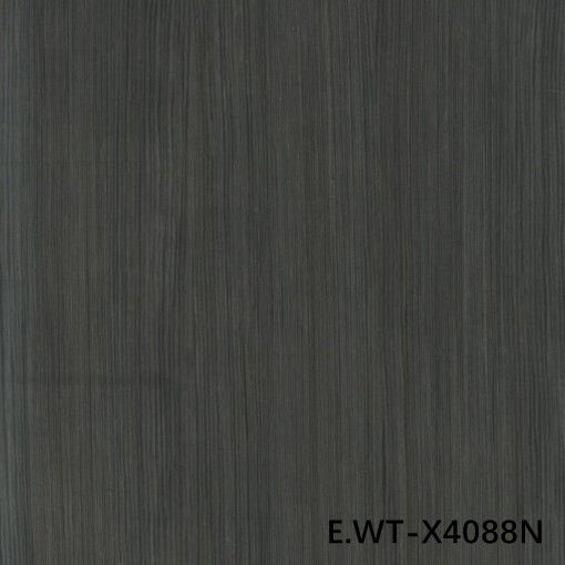 ผนังไม้ที่ได้รับการออกแบบสูง ญี่ปุ่น European Walnut E.WT-X4088N Quarter Cut Straight Dark Brown E0 เกรดสําหรับโรงงานตู้