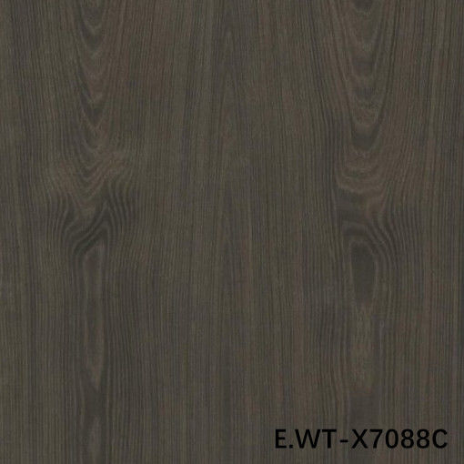 ผงไม้ยนต์ระดับสูง European Walnut E.WT-X7088C Crown Cut สามดอกสําหรับตกแต่งประตู