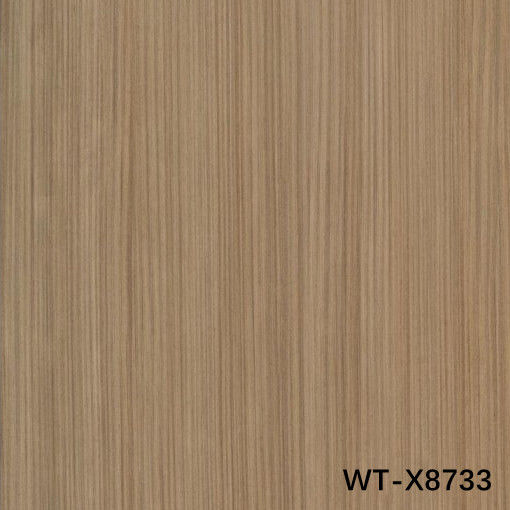 ผงไม้ประเภทใหม่ระดับสูง วอลนัทธรรมชาติ Wt-X8733 สีน้ําตาลตรง 2250 มม สําหรับหน้าตู้ E0 เกรดโรงงาน