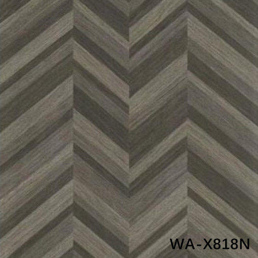 วีเนียร์ไม้เอ็นจิเนียร์สีเข้มลายลูกศร 0.5 มม.-0.6 มม. ปรับแต่ง WA-X818N