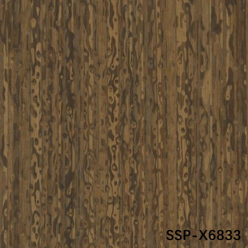 ควัน Sapele Pommele วิศวกรรม Oak Veneer ความหนา 0.18-0.6mm สําหรับแผ่นผนัง