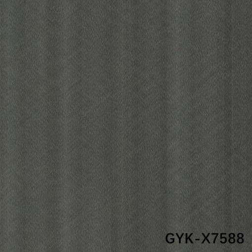 ประตูสีเทาเข้มและหน้าต่าง ผ้าใบไม้ระดับสูง 2050-3100 มม ผัดหลังสีเทา Yikate X7588