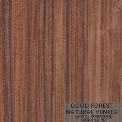 วีเนียร์ไม้ธรรมชาติ Rosewood ของโรงแรม Crown Cut Quarter Straight