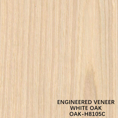 White Oak H8105C Man Made Crown Cut 3100mm ไม้วีเนียร์ไม้เอ็นจิเนียร์ยอดนิยมสำหรับประตู