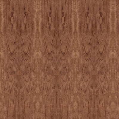 Furniture MDF แฟนซี คราวน์ วีเนียร์ไม้ธรรมชาติ Bubinga 2440x1220มม
