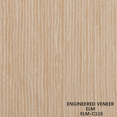 ปรับปรุง Recon Elm Wood Veneer ตัดตรงและตัดมงกุฎสําหรับหน้าตู้ 2500 * 640 มม