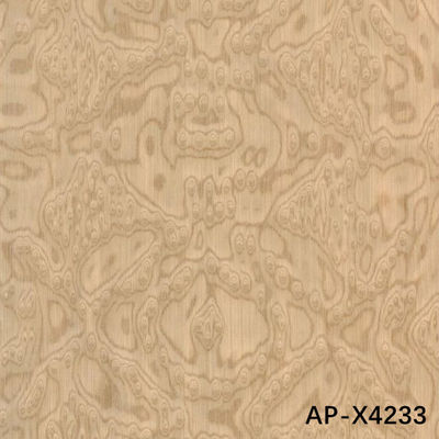 Ash Sapele Pommele การออกแบบไม้ veneer ขนาดมาตรฐาน 2500 * 640 มม