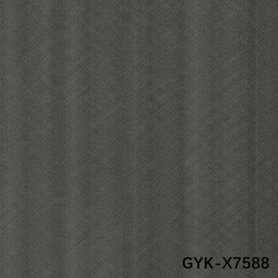 ประตูสีเทาเข้มและหน้าต่าง ผ้าใบไม้ระดับสูง 2050-3100 มม ผัดหลังสีเทา Yikate X7588